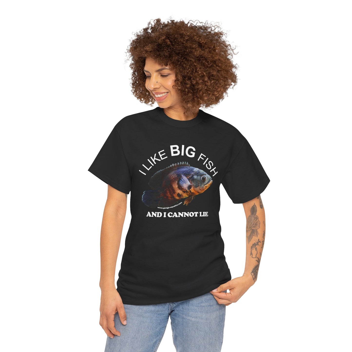 I Like BIG Fish and I Cannot Lie Classic Black Oscar Fish T-Shirt