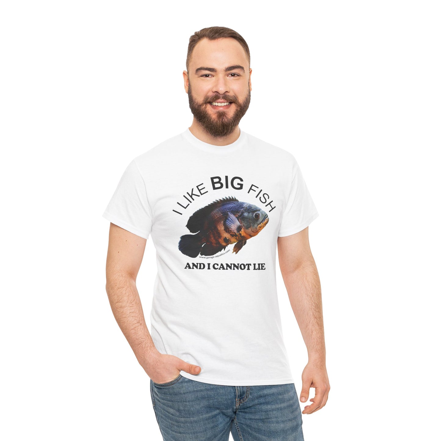 I Like BIG Fish And I Cannot Lie Classic White Oscar Fish T-Shirt