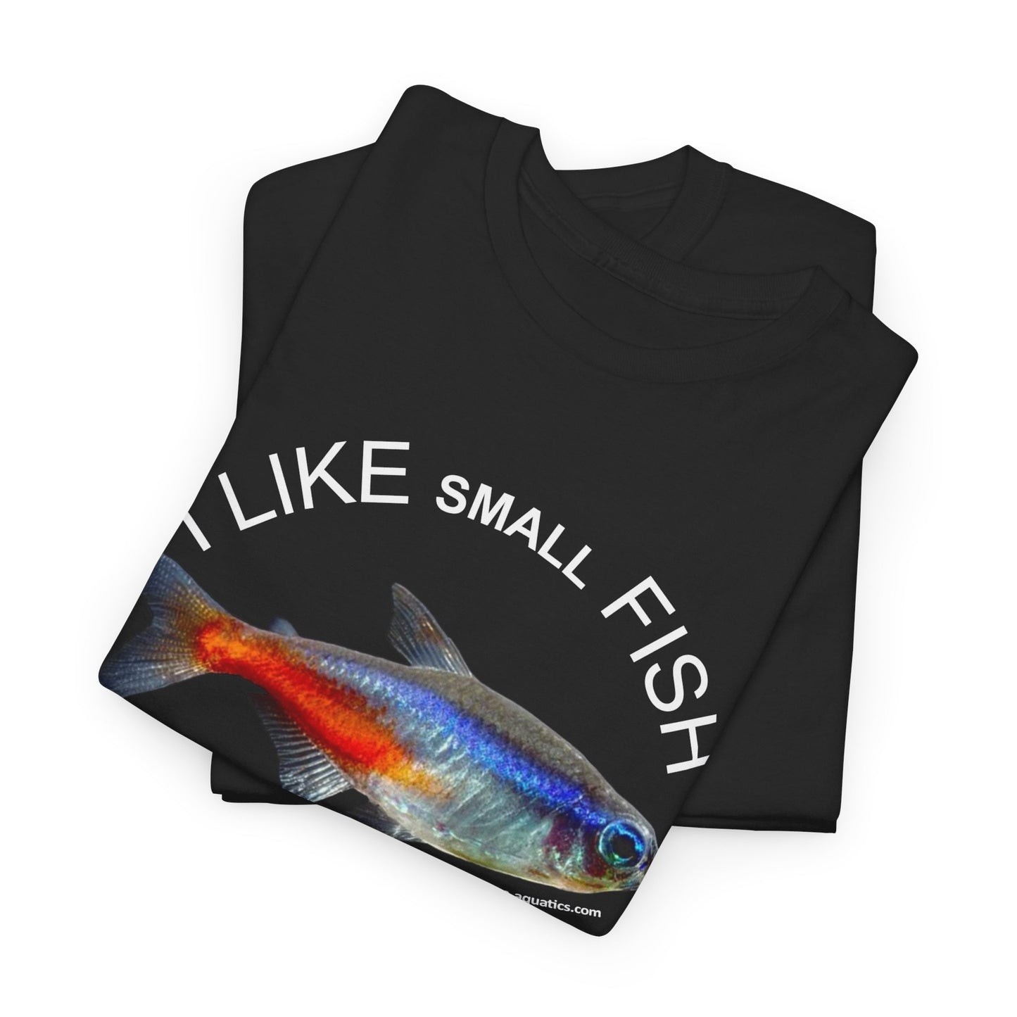 I Like Small Fish and I Cannot Lie Classic Black Neon Tetra Fish T-Shirt
