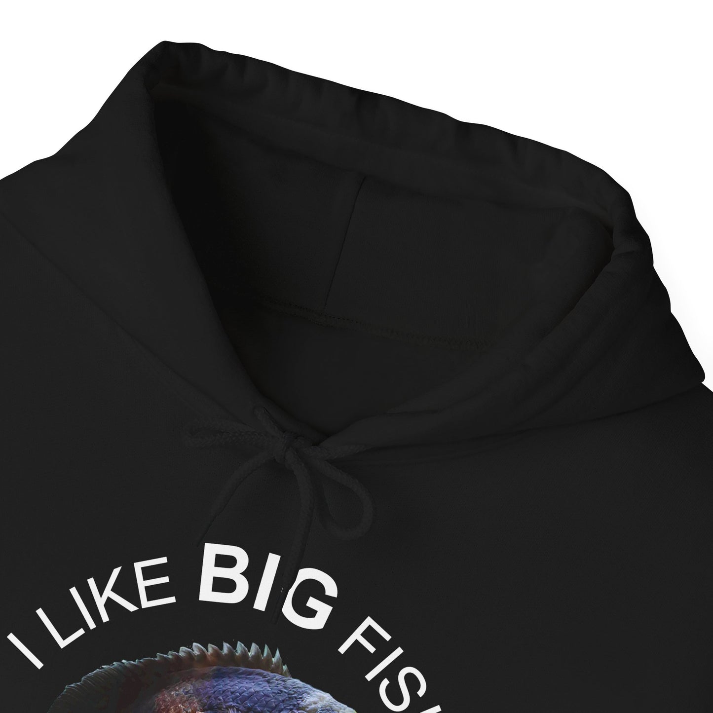 I Like BIG Fish and I Cannot Lie Classic Black Hoodie Sweatshirt