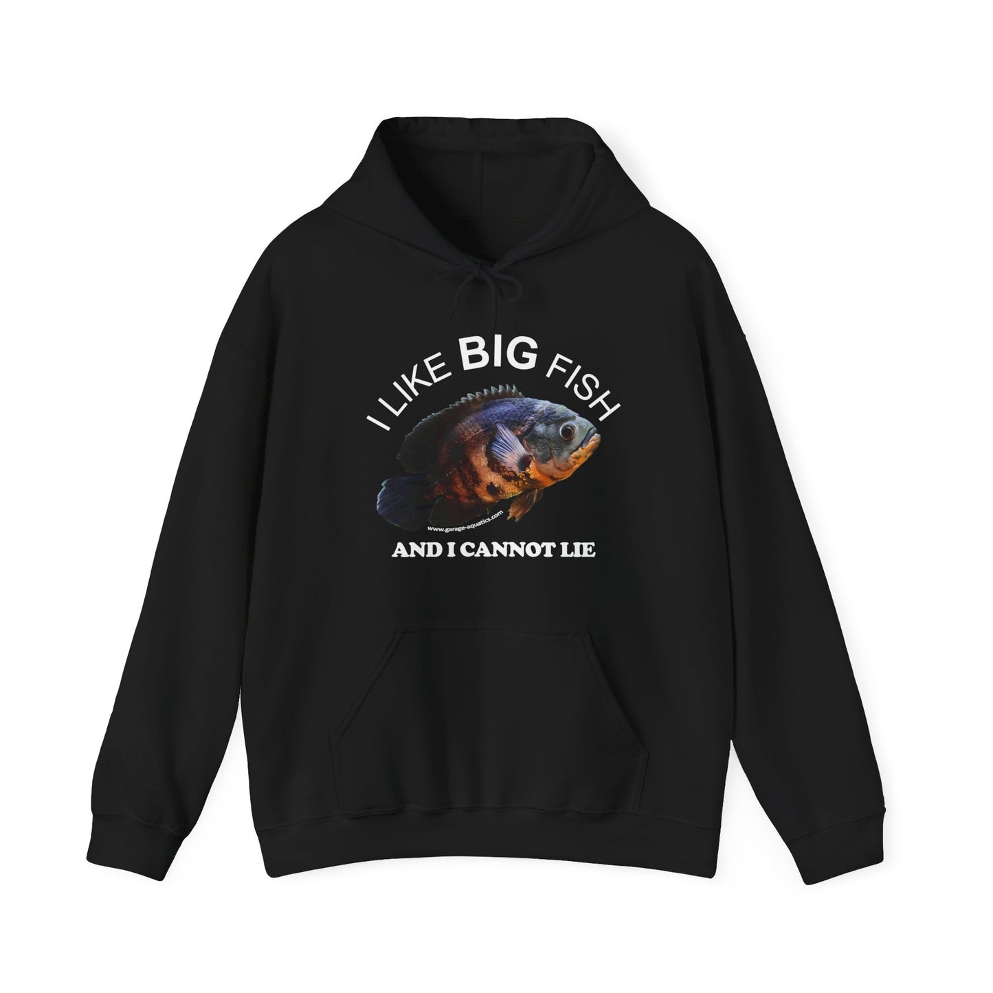 I Like BIG Fish and I Cannot Lie Classic Black Hoodie Sweatshirt