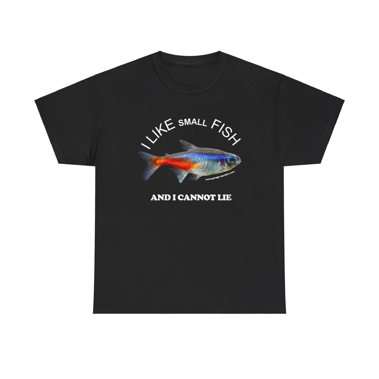 I Like Small Fish and I Cannot Lie Classic Black Neon Tetra Fish T-Shirt