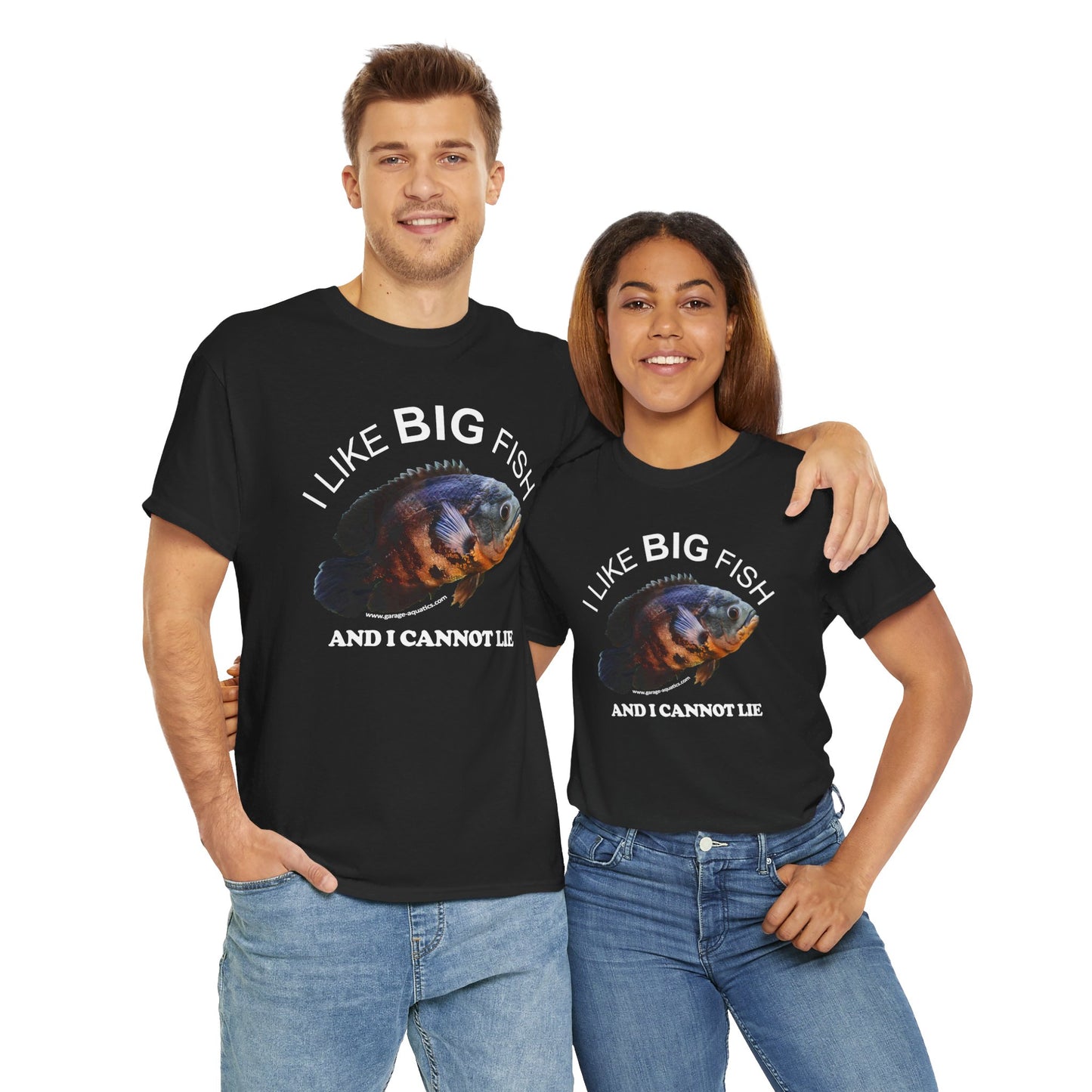 I Like BIG Fish and I Cannot Lie Classic Black Oscar Fish T-Shirt
