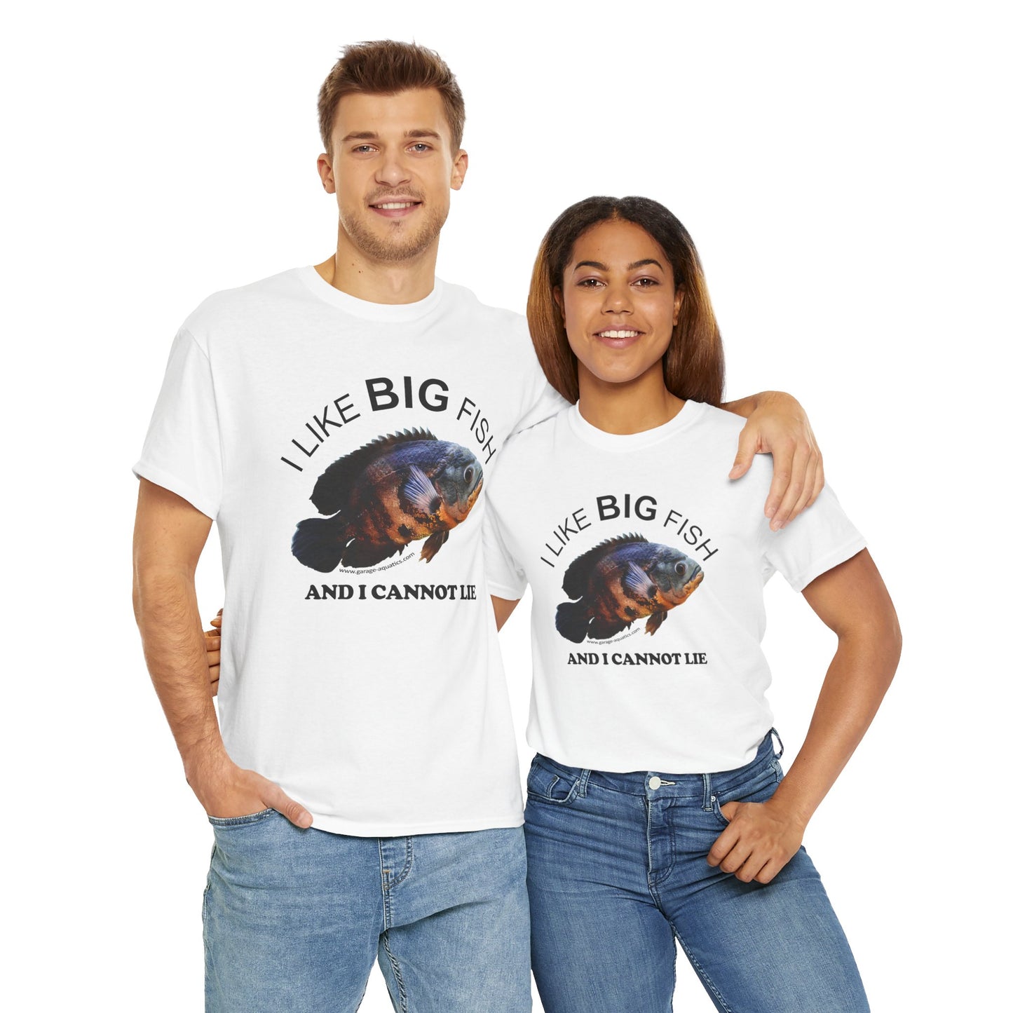 I Like BIG Fish And I Cannot Lie Classic White Oscar Fish T-Shirt