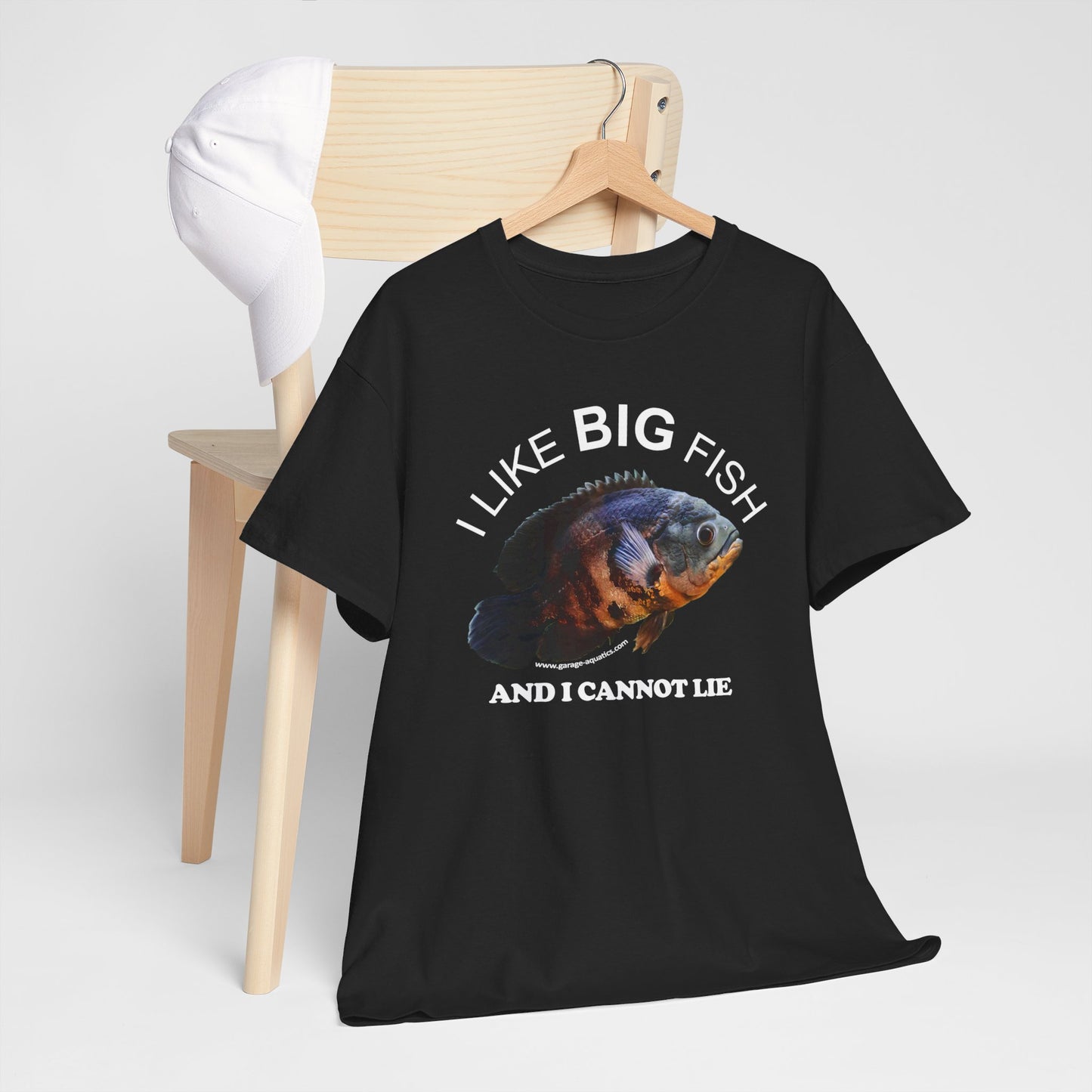 I Like BIG Fish and I Cannot Lie Classic Black Oscar Fish T-Shirt