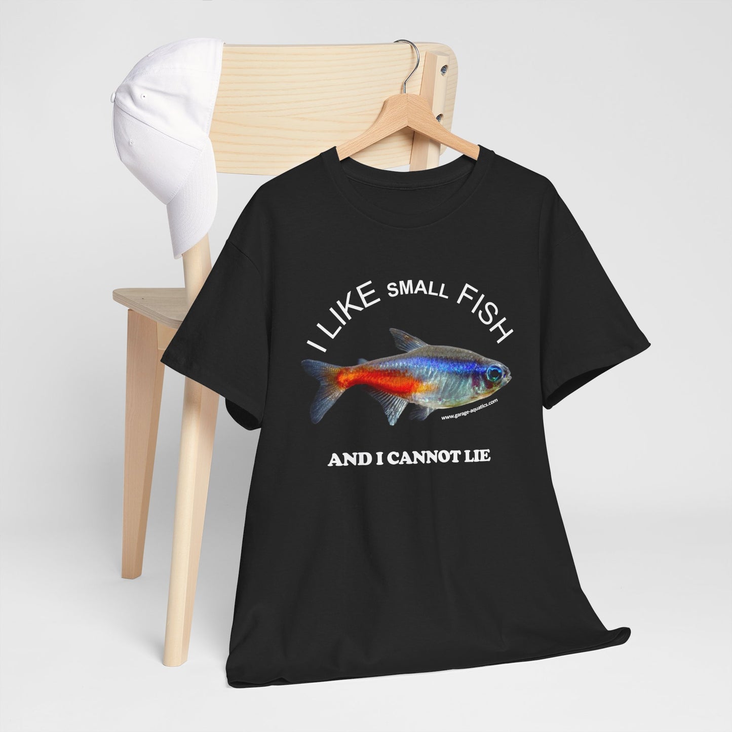I Like Small Fish and I Cannot Lie Classic Black Neon Tetra Fish T-Shirt