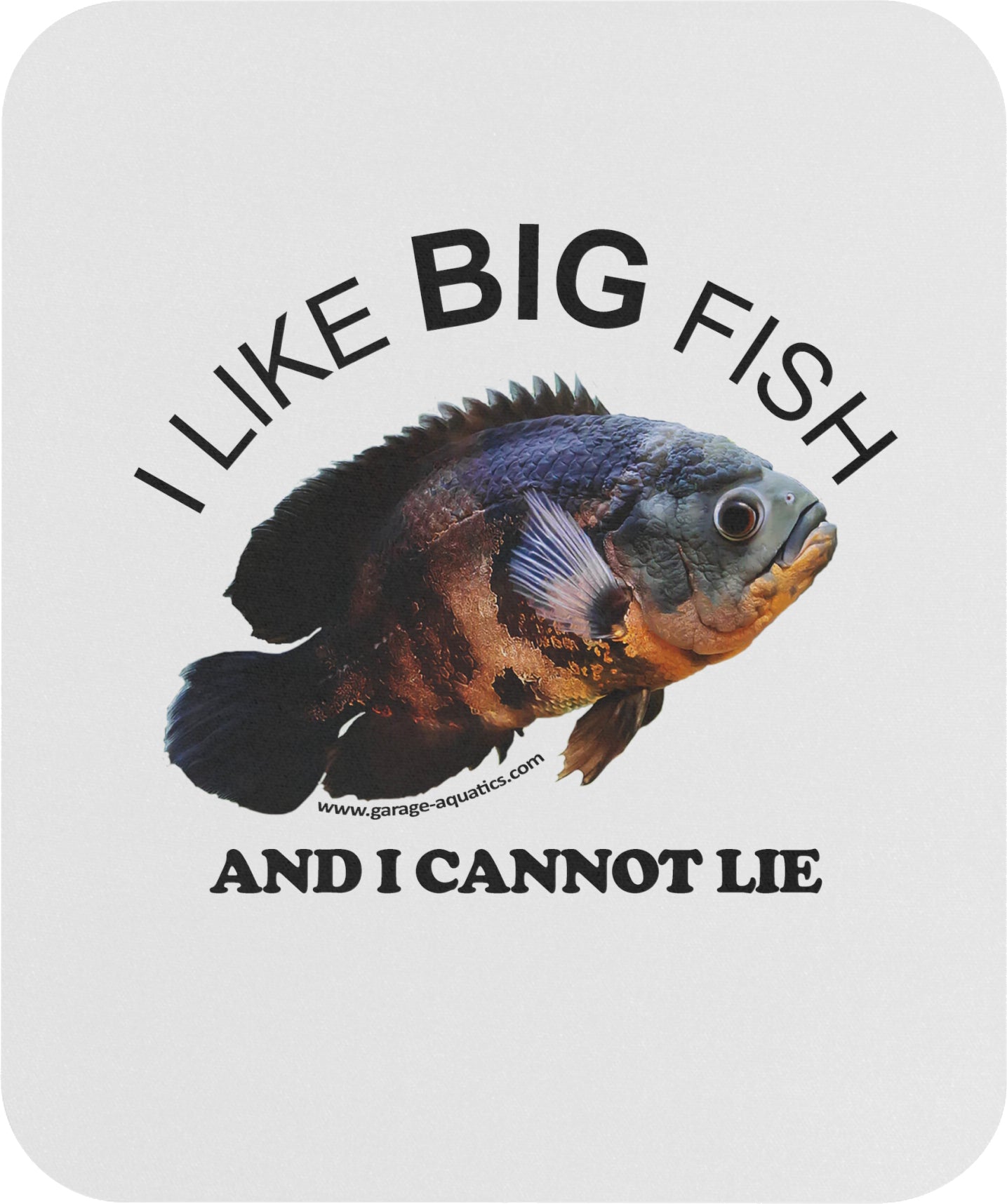 I LIKE BIG FISH MOUSE PAD