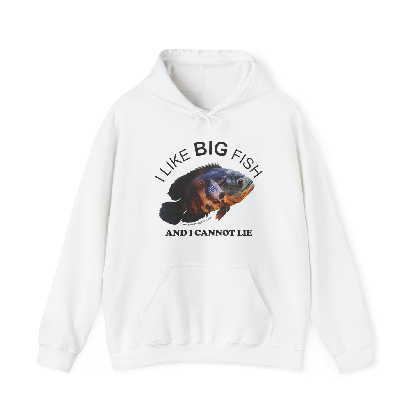 I Like BIG Fish and I Cannot Lie Classic White Hoodie Sweatshirt