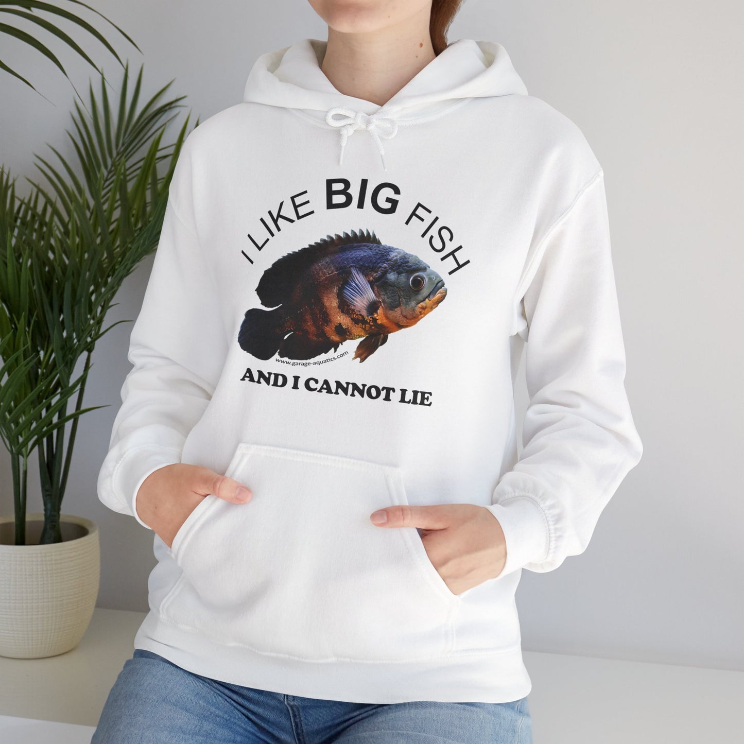 I Like BIG Fish and I Cannot Lie Classic White Hoodie Sweatshirt