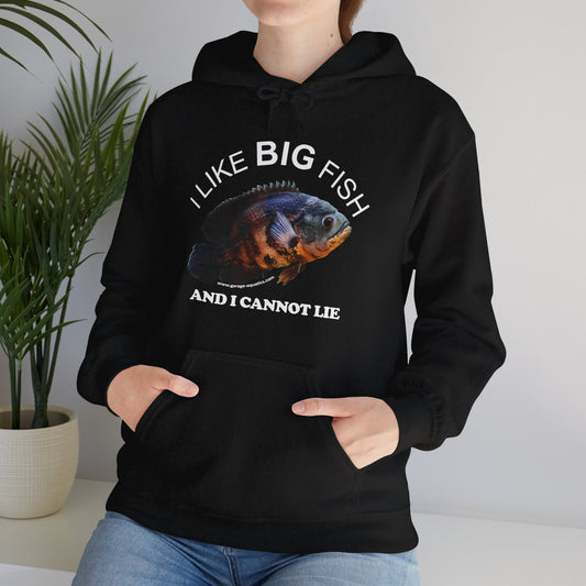 I Like BIG Fish and I Cannot Lie Classic Black Hoodie Sweatshirt