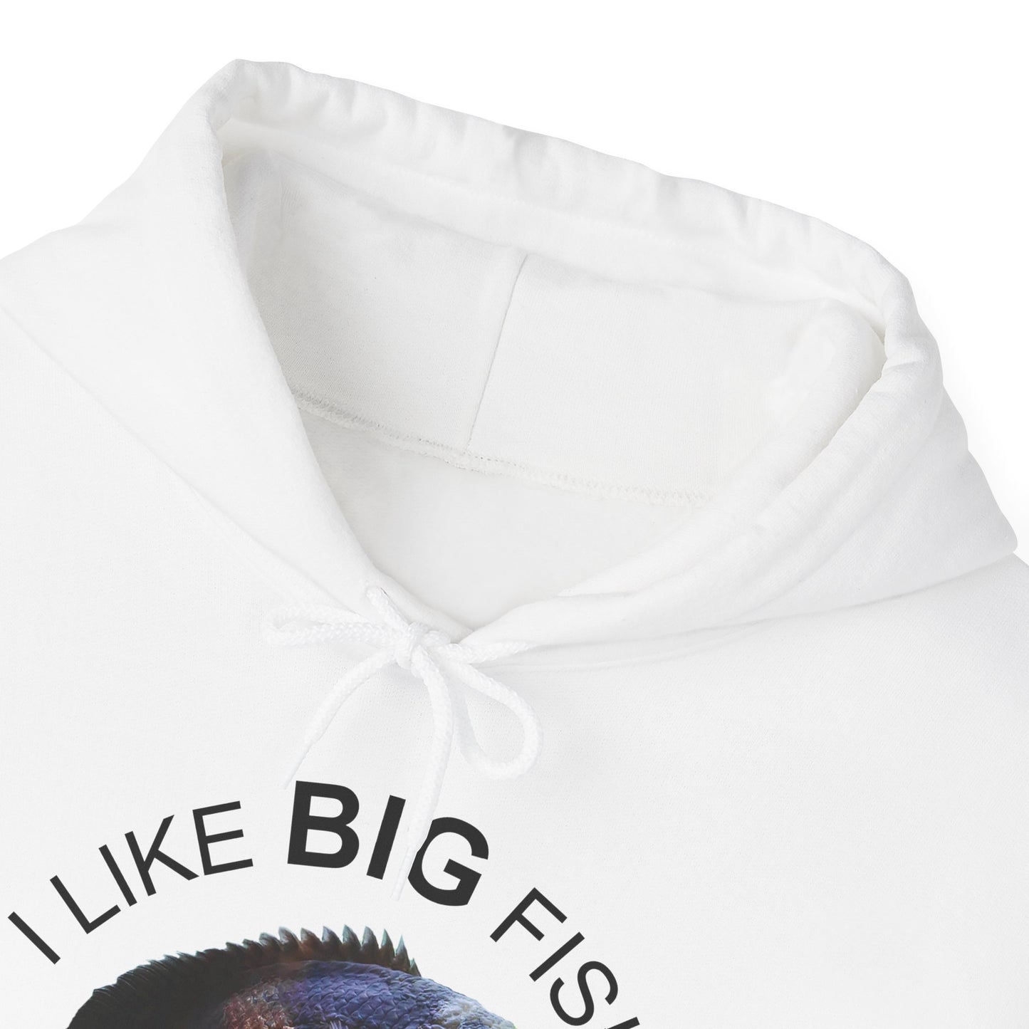 I Like BIG Fish and I Cannot Lie Classic White Hoodie Sweatshirt