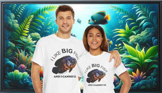 I Like BIG Fish And I Cannot Lie Classic White Oscar Fish T-Shirt